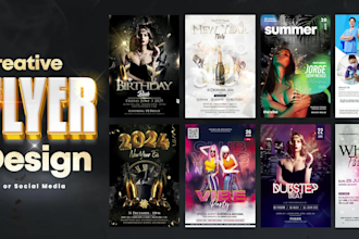 design flyer or poster