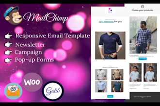 design email template and campaign