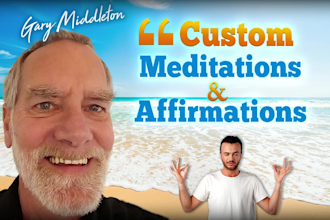 record your custom meditation recording or affirmation