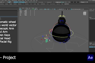 rig your 3d character in maya to be ready to animate