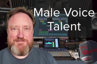 provide a professional male voice over