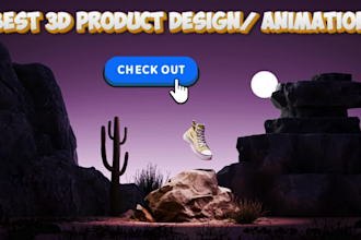 do photorealistic ecommerce 3d product design, rendering and animation video ads