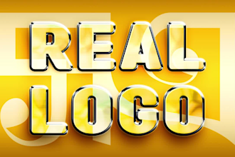make realistic showcase mockup of your logo for all social media and website ads
