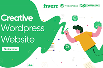 build responsive ecommerce wordpress website design