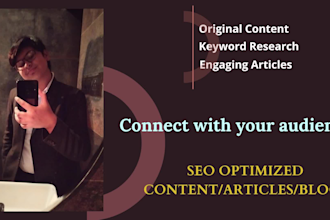 write SEO content about food, travel, and culture