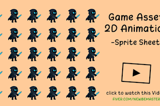 make 2d animation for your indie game