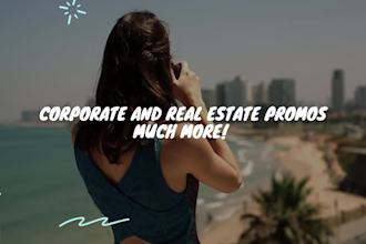 create polished corporate and real estate promo videos