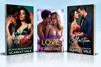 design spicy romance or erotic romance book cover for ebook and paperback