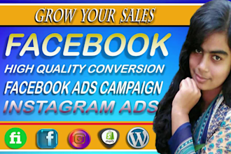 setup and manage facebook ads campaign, fb ads, fb advertising, instagram ads