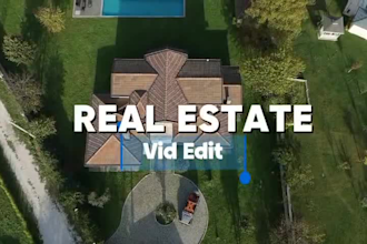 edit a professional real estate video