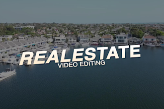 edit cinematic real estate video