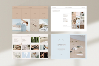 design a professional brand identity and guideline
