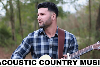 sing and produce heartfelt country music with acoustic guitar
