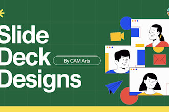 design an engaging and professional slide deck presentation