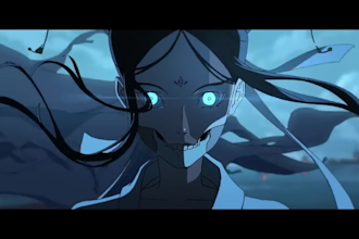 create frame by frame 2d anime style video animated music video japanese intro