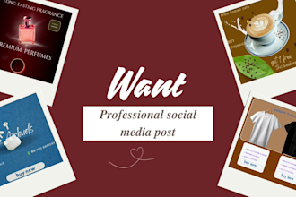 design social media posts in one day
