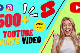 create 500 youtube shorts video, bulk viral motivational shorts video