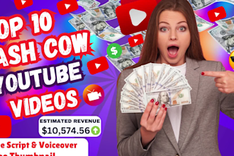 create top 10 videos, cash cow videos, cash cow youtube, cash cow channel