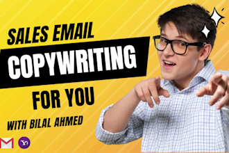 do email copywriting for sales email copy and  email sequence