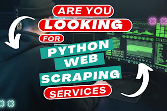 do python web scraping and automation scripting for data mining