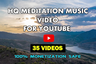 create youtube channel 35 HD relaxing meditation videos