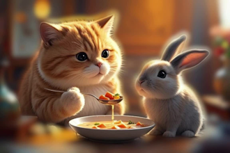 create viral cooking ai cat chef video for youtube tiktok reels shorts clip