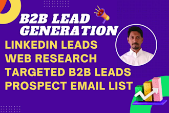 generate targeted b2b prospect lists using linkedin and find emails
