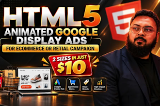 do HTML5 animated google display ads for ecommerce