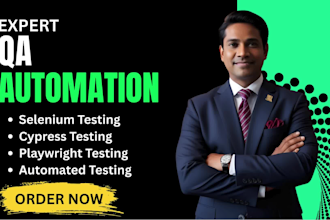 be your QA automation expert using selenium, cypress and playwright
