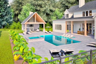 design backyard transformation with 3d landscape design