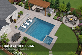 design your backyard pool patio pergola and outdoor living space