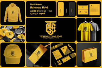 design luxury clothing brand fashion branding kit letter monogram company logo