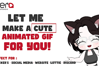 animate expressive GIF for branding and marketing