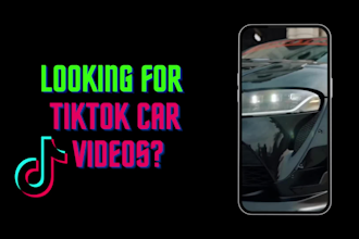 create professional HD tik tok car videos and reels