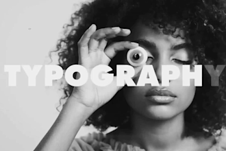 create a video text animation kinetic typography titles and reels after effects