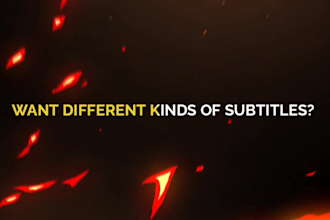 add professional synced subtitles or captions to your video