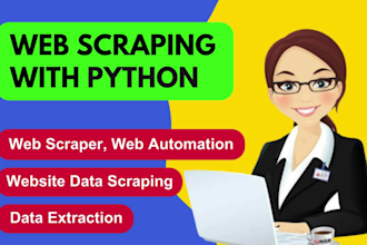 do python web scraping, web scraper, website data scraping