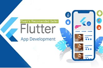 be your flutter developer and build android ios flutter app with firebase