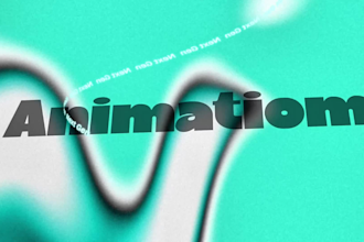 create custom kinetic motion typography animation