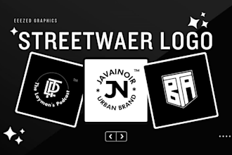 design unique urban streetwear logo, branding kit for streetwear clothing brand