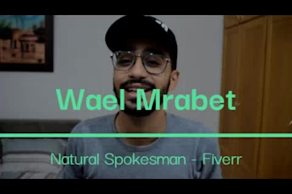 be your natural male spokesperson