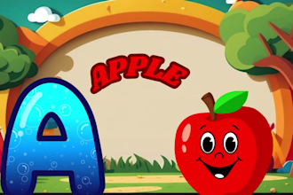 create kids learning videos for youtube channel