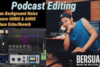 edit clean up and fix your audio file