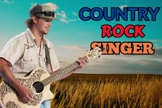 be your pop, rock, male energetic country music singer songwriter