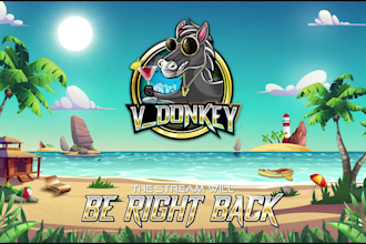 design custom stream logo, stream overlay, twitch overlay, twitch alerts, kick