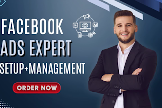 setup and manage facebook ads campaign, instagram ads, fb or meta ad marketing