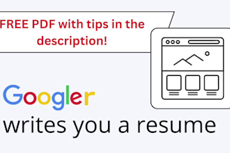 write you a tech resume, as a google software engineer