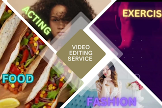 edit or make your youtube video, vlog, ads, promo etc