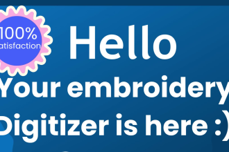 digitize embroidery logo into dst within very short time
