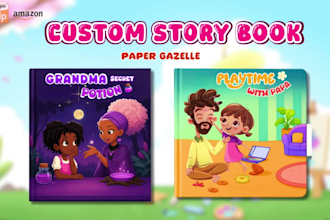 draw children story book kids illustration and cover art
